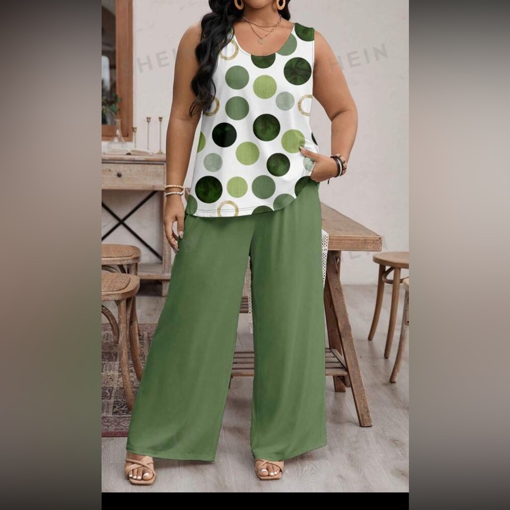 Shein 2 piece pants and top size 4x